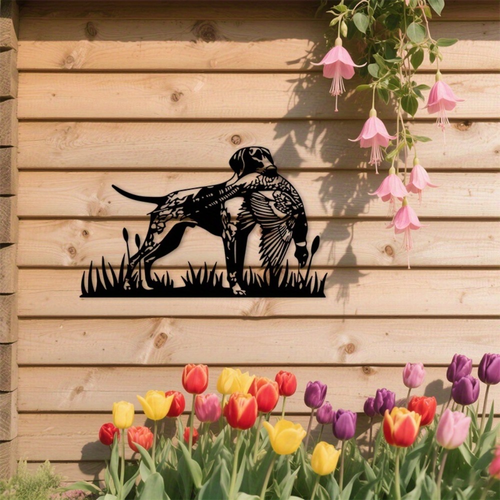 Outdoor Hunting Dogs - CIFBUY Metal Wall Art Hunting Dog