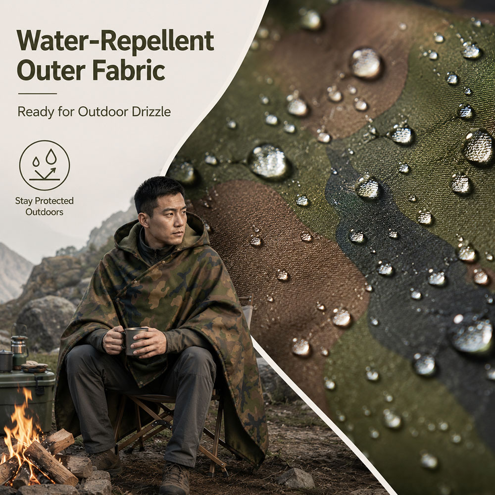 Tactical Camo Hooded Wearable  - Outdoor Hunting Blanket review and price