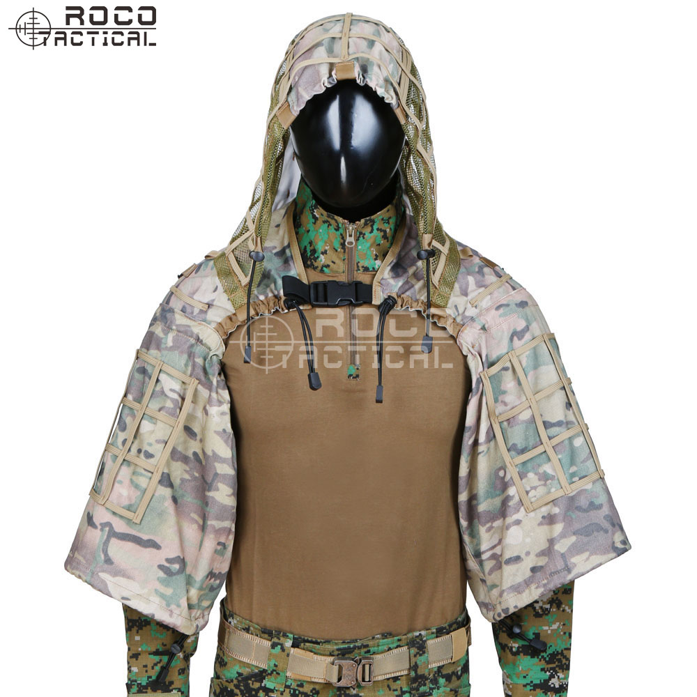 ROCOTACTICAL Military Sniper G - Ghillie Suit Woodland review and price