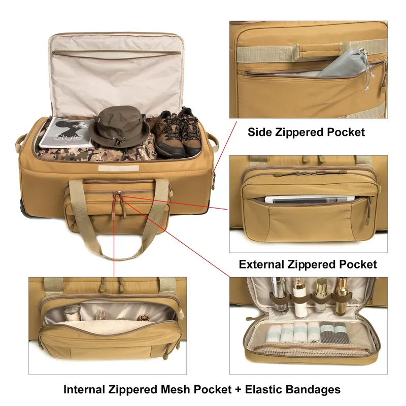 US Local Stock Large Capacity  - Outdoor Hunting Gear Storage review and price