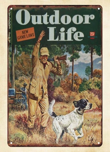 1944 OUTDOOR LIFE magazine cov - Outdoor Hunting Dogs review and price