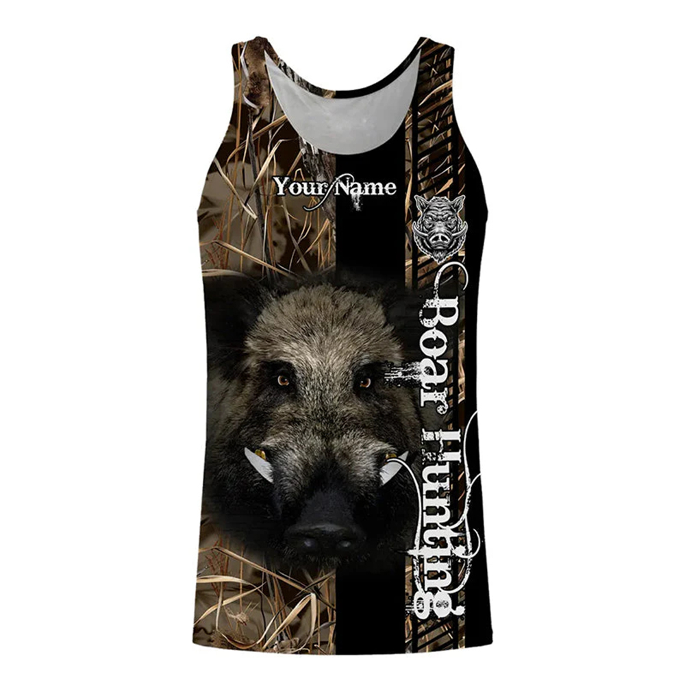 Custom Name Boar Hunter Tank T - Wildman Hunting & Outdoor Nelspruit review and price