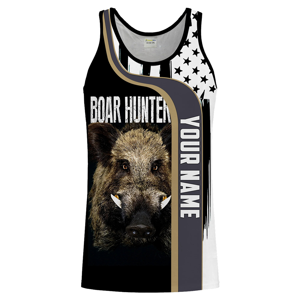 Custom Name Boar Hunter Tank T - Wildman Hunting & Outdoor Nelspruit review and price