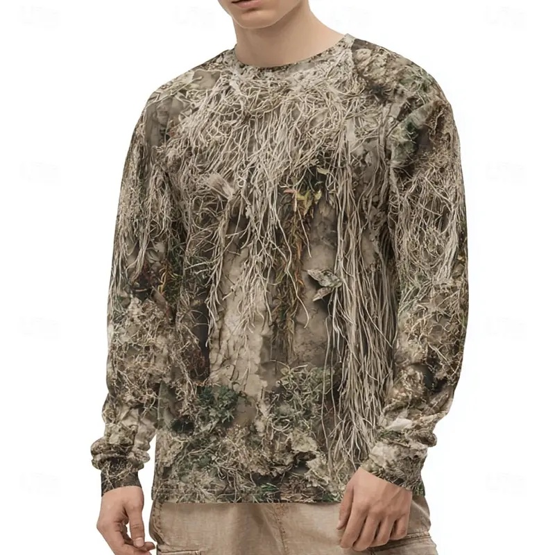 Men's Camo Animal Print Long S - Outdoor Hunting Graphic Tees review and price