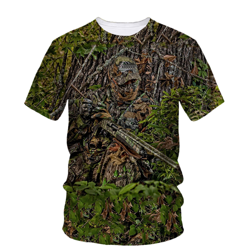 Summer Fashion New Hunting Cam - Outdoor Hunting Graphic Tees review and price