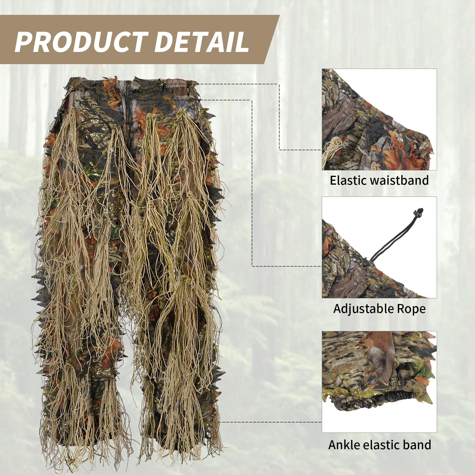 JOAXOR Ghillie Suit Gilly Hunt - Ghillie Suit Woodland review and price