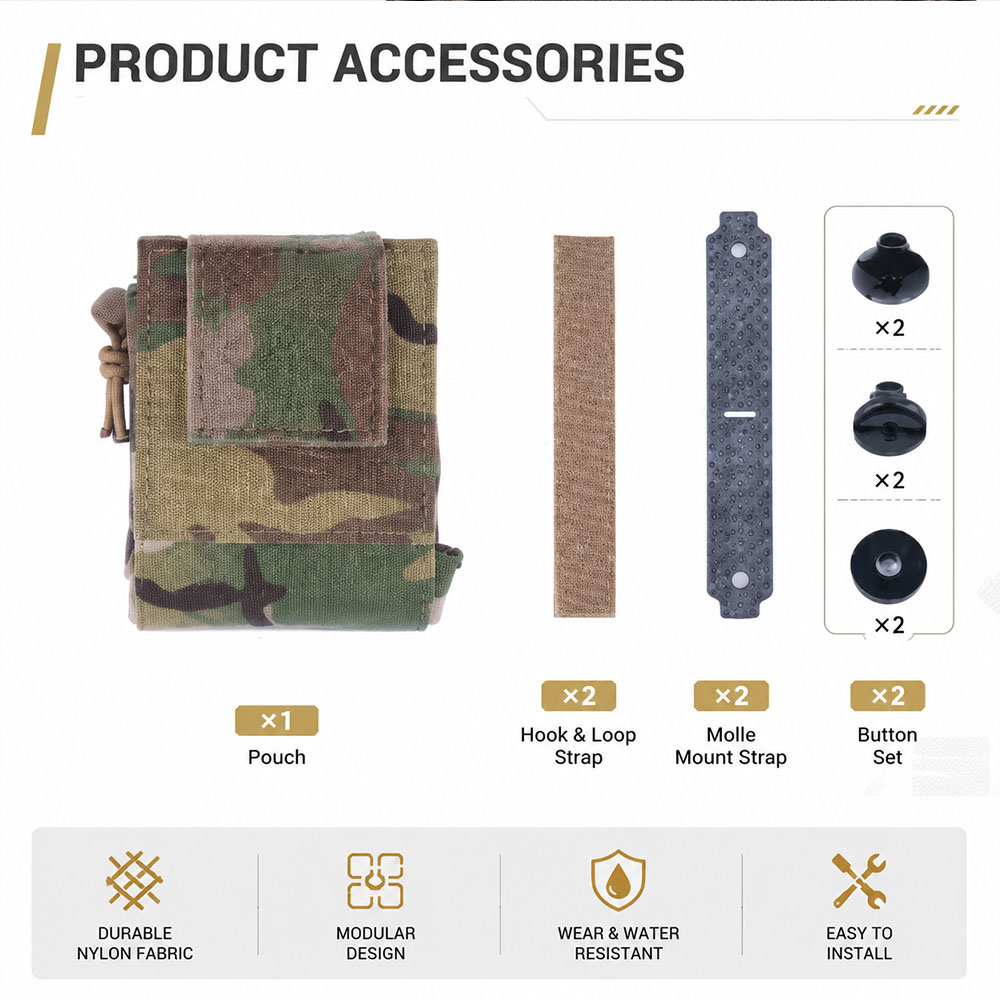 Tactical MOLLE Dump Pouch Fold - Outdoor Hunting Gear Storage review and price