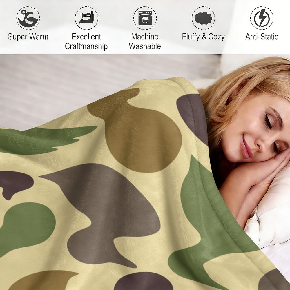 Duck Pattern Flannel Blanket S - Outdoor Hunting Blanket review and price