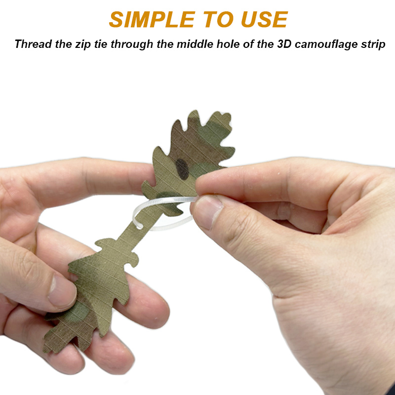 5Pcs/set 3D Camouflage Strips  - Ghillie Suit Woodland review and price