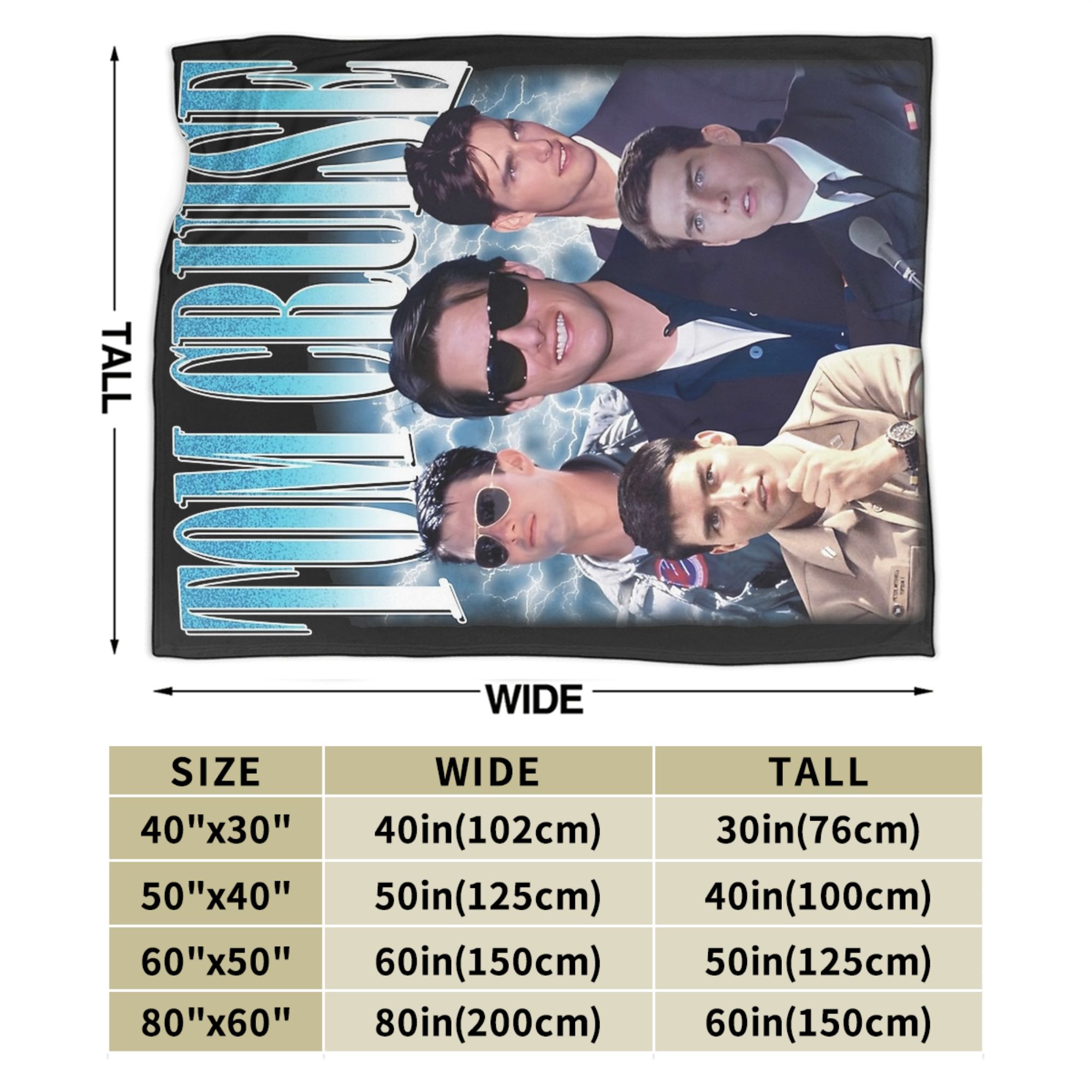 Tom Cruise 90s Vintage Ethan H - Outdoor Hunting Blanket review and price