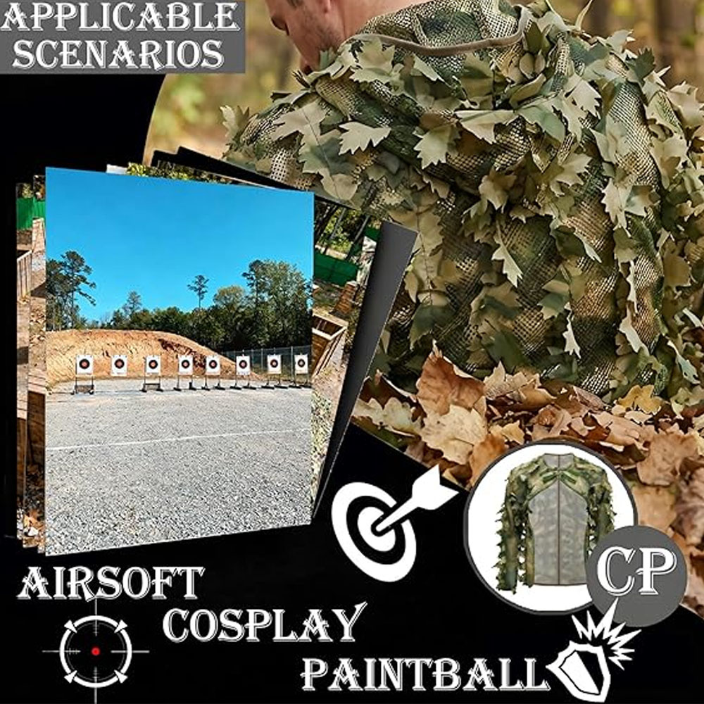 Cape Style Ghillie Suit Camo L - Ghillie Suit Woodland review and price