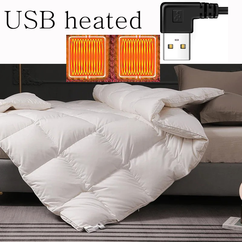 Down Camp Blanket Usb Heating  - Outdoor Hunting Blanket review and price