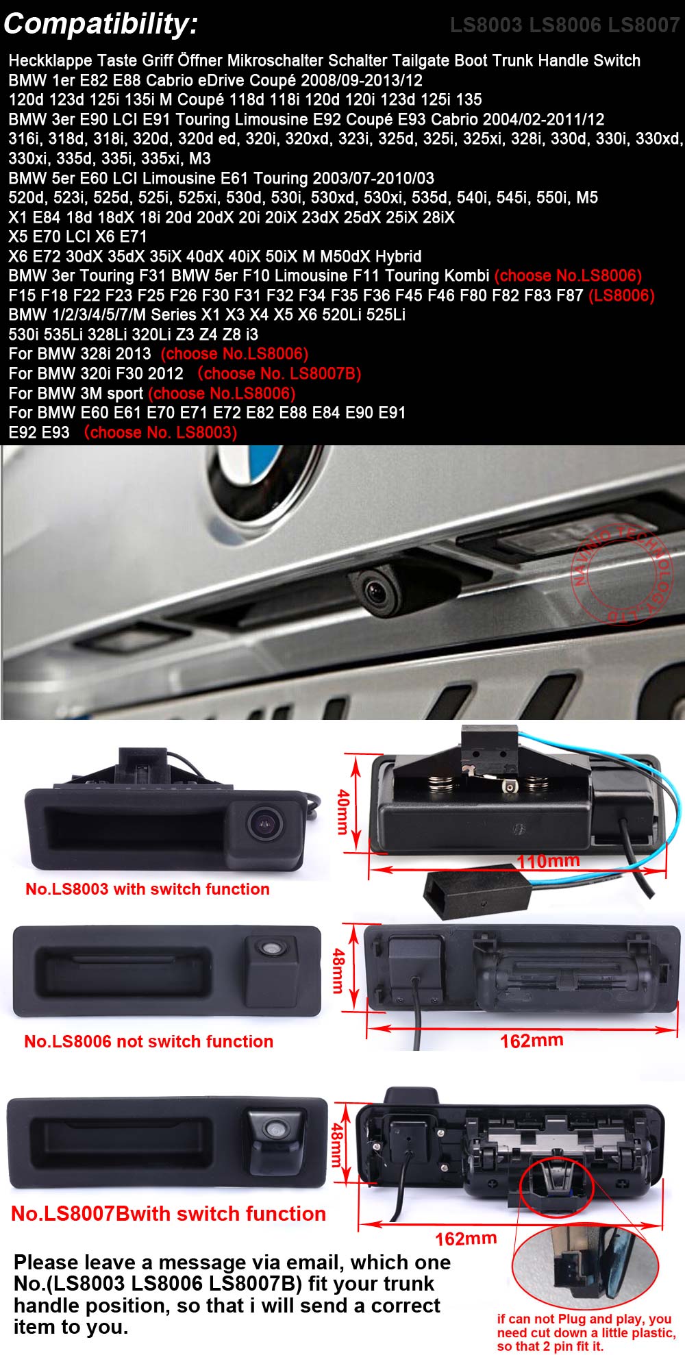 HD 1280*720 Trunk Handle car r - Trail Camera Infrared review and price