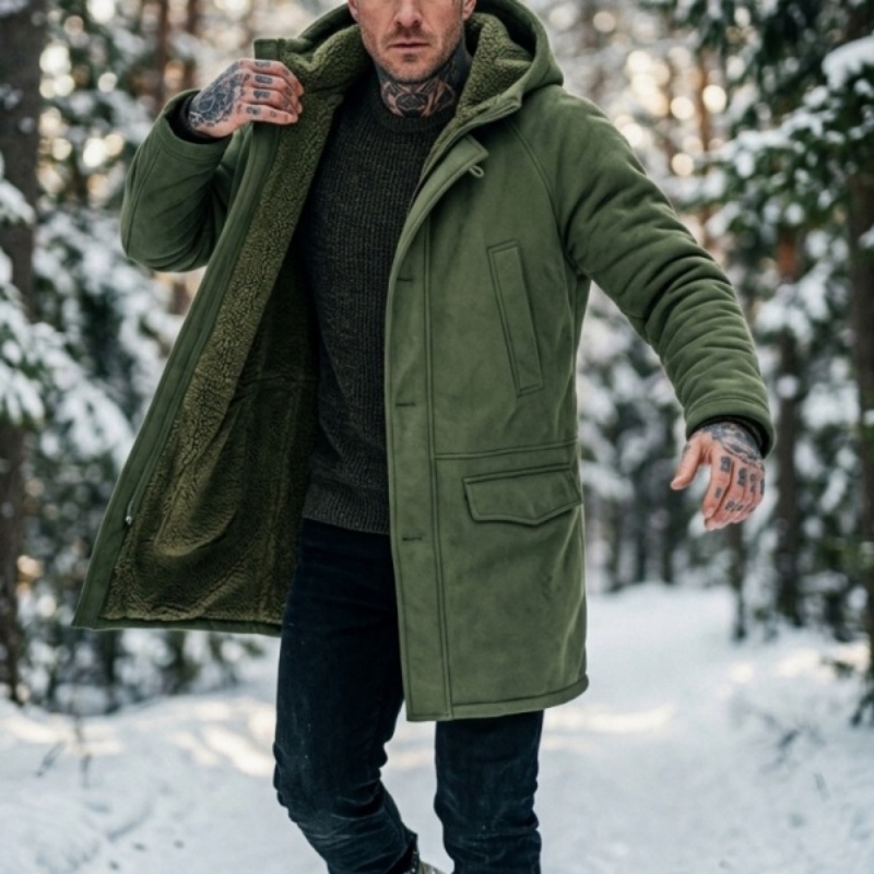Men’s Hooded Fleece Jacket New - Outdoor Hunting News review and price