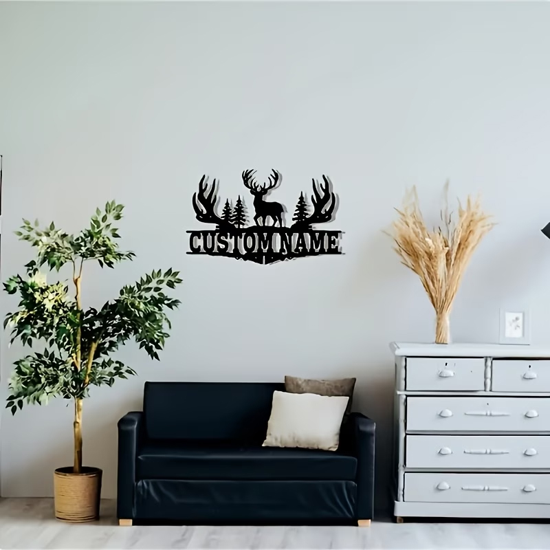Customizable Rustic Deer Antle - Hunting Outdoor Christmas Decorations review and price