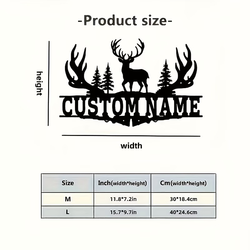 Customizable Rustic Deer Antle - Hunting Outdoor Christmas Decorations review and price