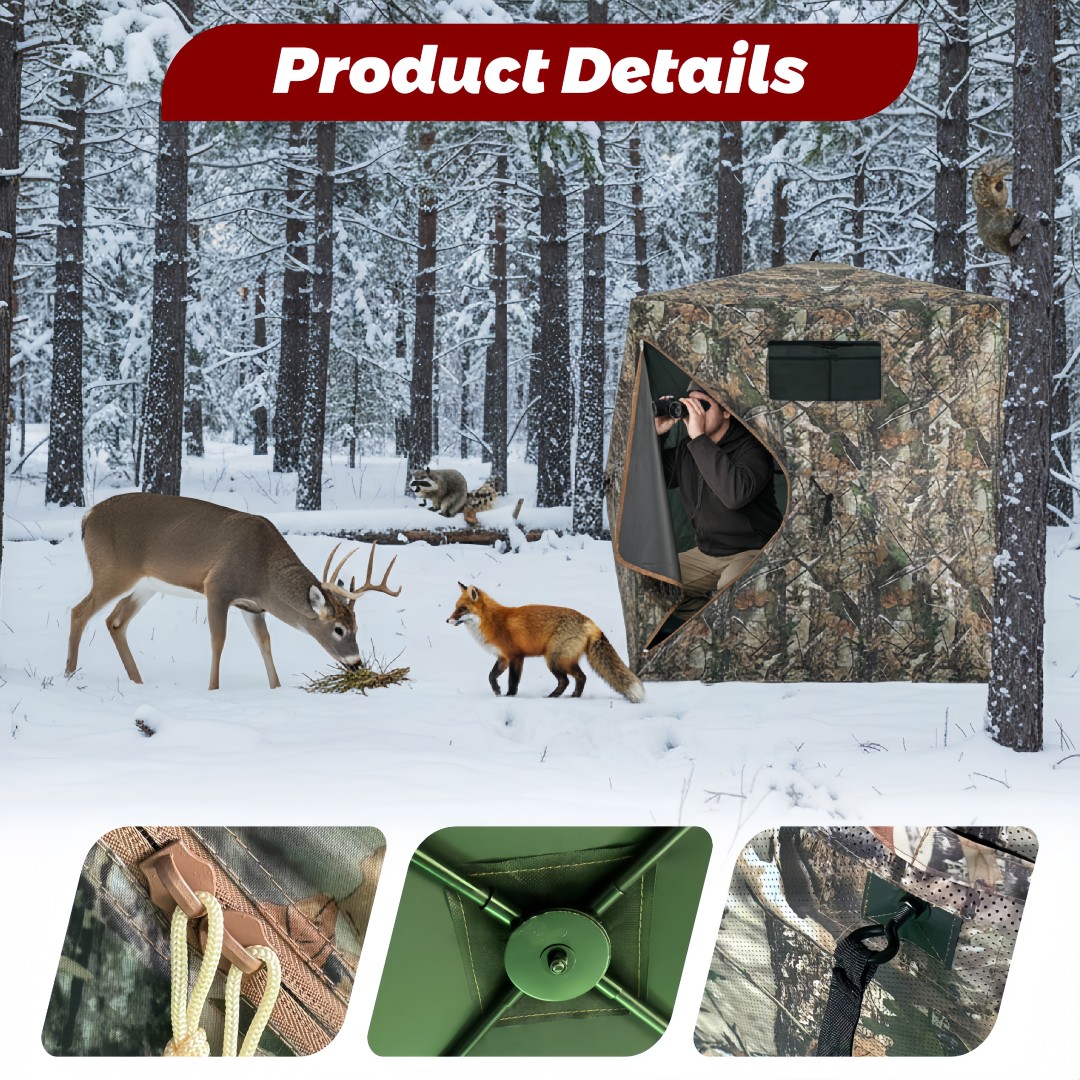 Camouflage Pop-Up Hunting Blin - Hunting Outdoor review and price