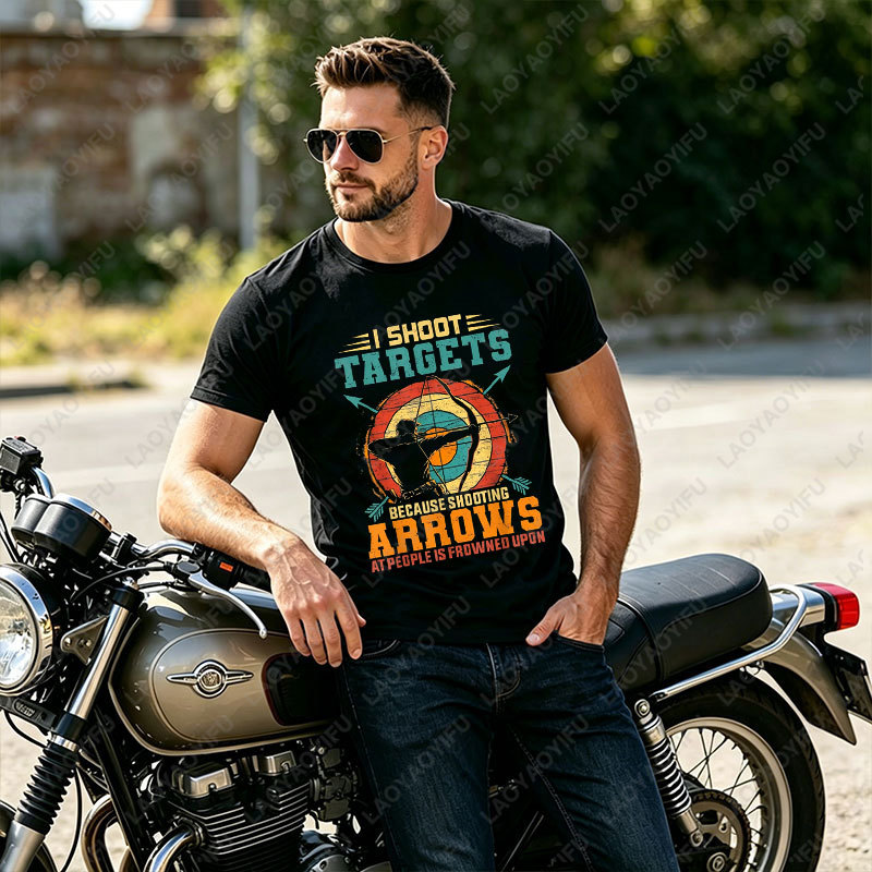 Casual Outdoor Archery Practic - Outdoor Hunting Graphic Tees review and price