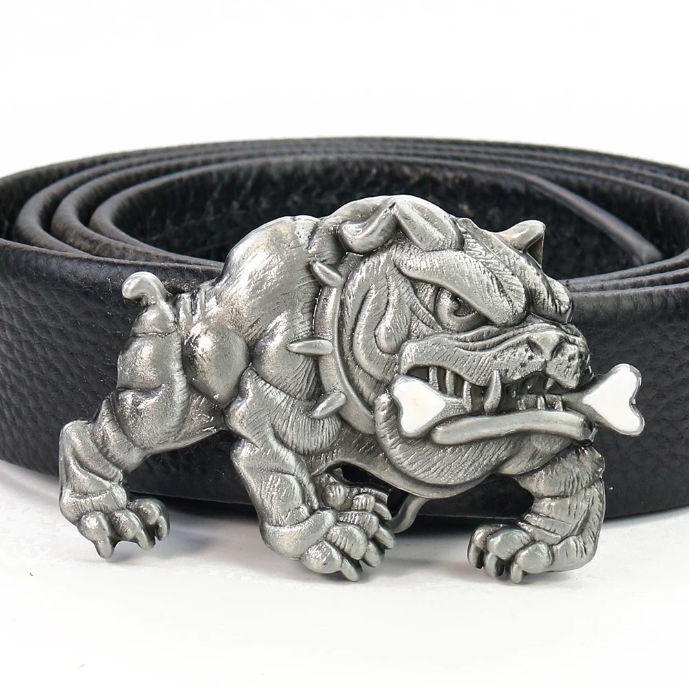 Pit Bull Dog Fangs Belt Buckle - Outdoor Hunting Dogs review and price